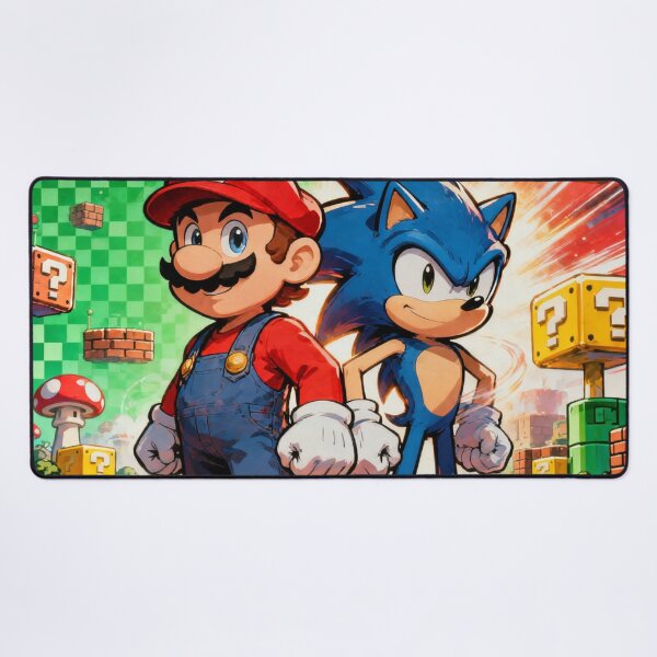 Item preview, Mario & Sonic Retro Universe | Nostalgic Gamer Design designed and sold by FernandsOficial.