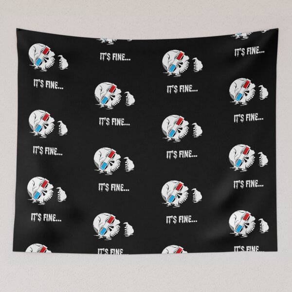 Item preview, Skeleton "It's Fine" designed and sold by DevinCoonsMerch.