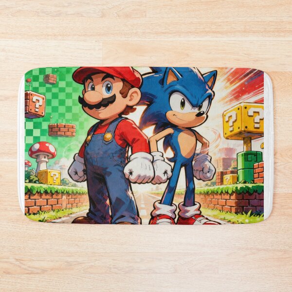 Item preview, Mario & Sonic Retro Universe | Nostalgic Gamer Design designed and sold by FernandsOficial.