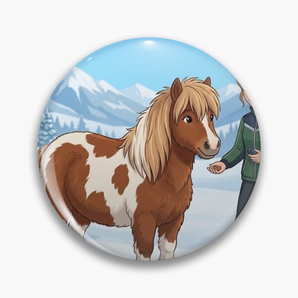 Item preview, Winter Pony Trainer and Spotted Pony Art Print designed and sold by AirCrayons27.