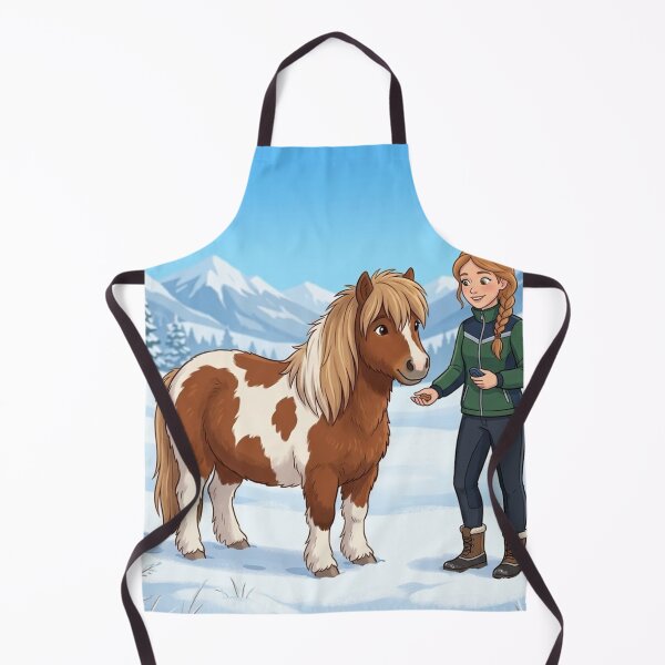 Item preview, Winter Pony Trainer and Spotted Pony Art Print designed and sold by AirCrayons27.