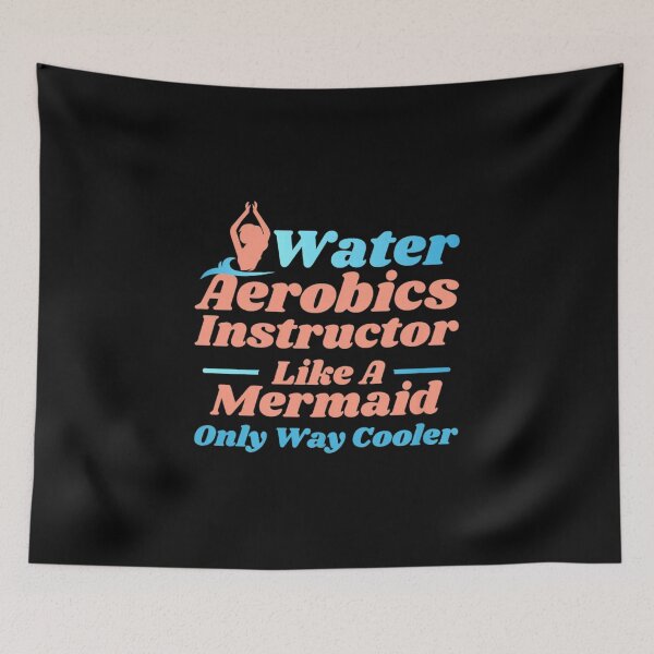 Item preview, Aerobics Instructor Aqua Water Aerobics designed and sold by goombi-creative.
