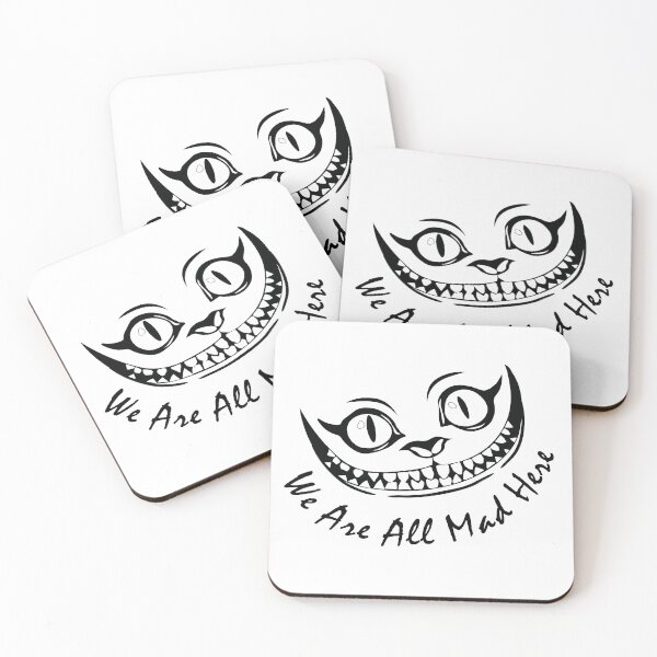 Item preview, We’re All Mad Here – Creepy Cheshire Cat Grin designed and sold by extrisiceye.