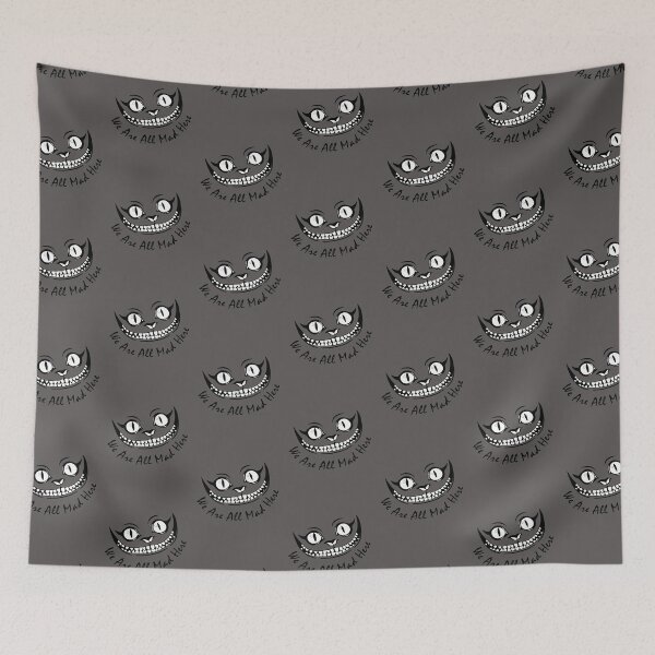 Item preview, We’re All Mad Here – Creepy Cheshire Cat Grin designed and sold by extrisiceye.