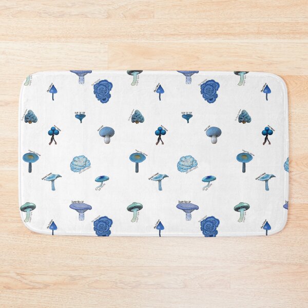 Item preview, Blue Mushrooms designed and sold by paperandp!xels.
