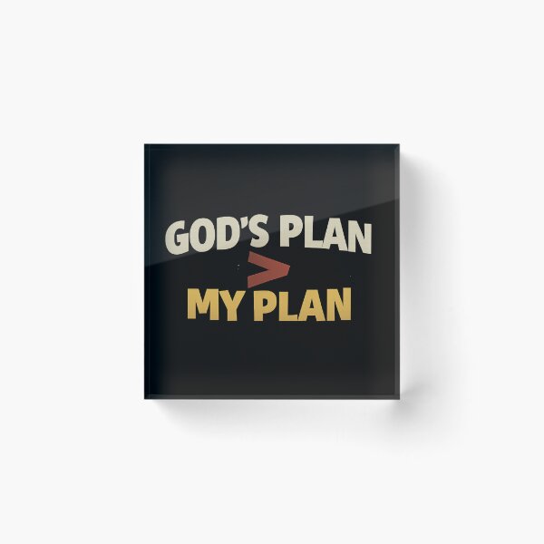 Item preview, gods plan my plan designed and sold by NaphDesigns.