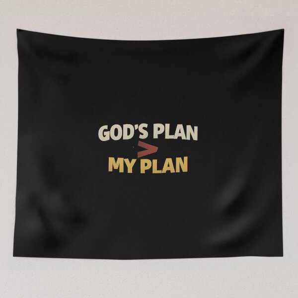 Item preview, gods plan my plan designed and sold by NaphDesigns.