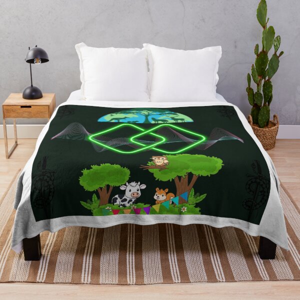 Item preview, Anime Nature Glow – Vibrant Neon Fantasy Art designed and sold by DervoTeck2767.
