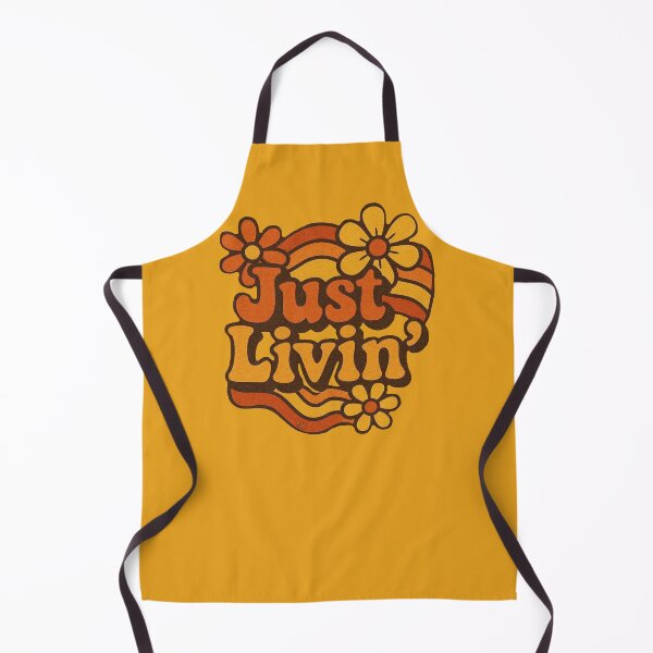 Item preview, Retro Groovy Just Livin Floral Typography designed and sold by CAutumnTrapp.