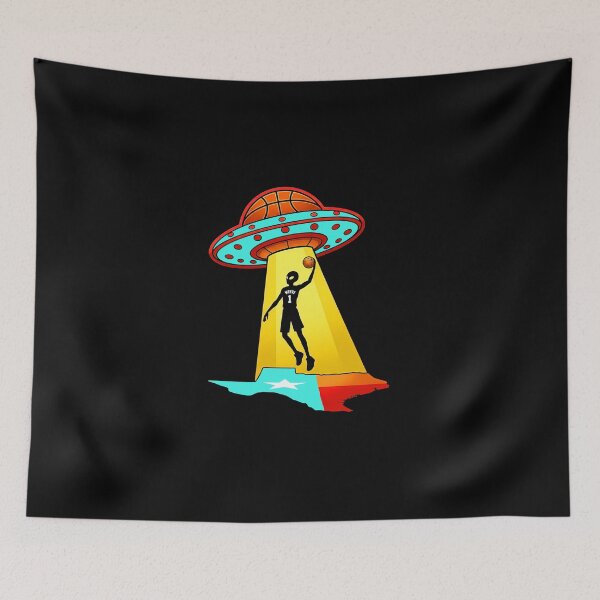 Item preview, Alien UFO Basketball Victor Wembanyama Wemby Texas Dunk designed and sold by luytkaka.