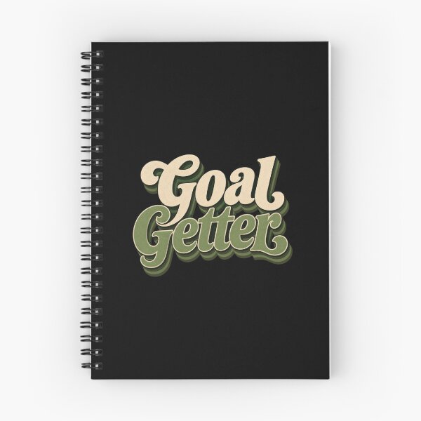 Item preview, Goal Getter | Retro Motivational Typography Design designed and sold by Irene Catchmind.
