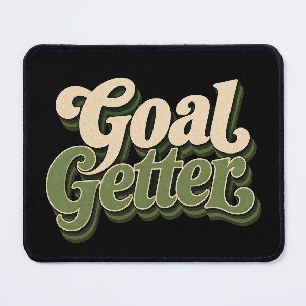 Item preview, Goal Getter | Retro Motivational Typography Design designed and sold by Irene Catchmind.