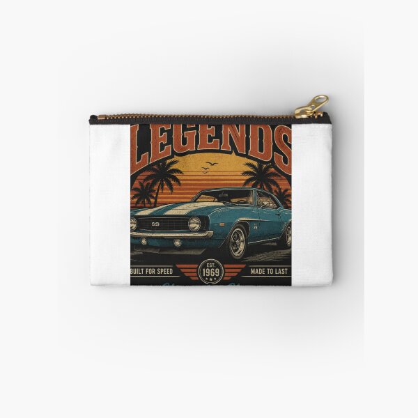 Item preview, Long Live Legends Vintage Muscle Car Sunset Retro Classic Car T-Shirt Design designed and sold by redblink store.