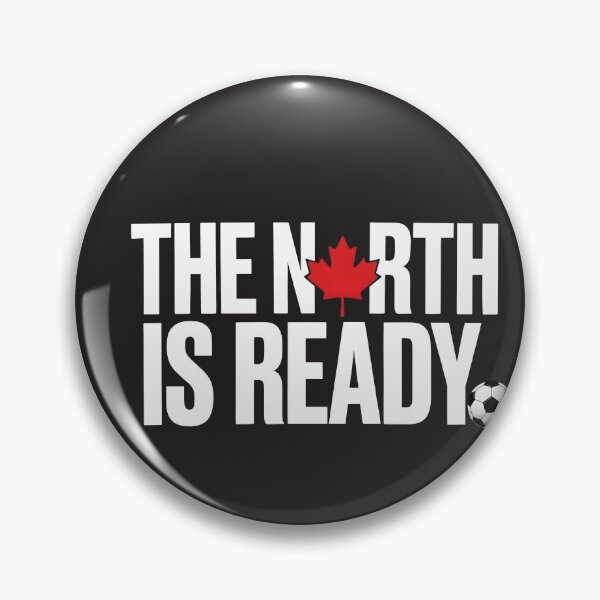 Item preview, The North Is Ready Canada Soccer Maple Leaf designed and sold by laughingshirts.