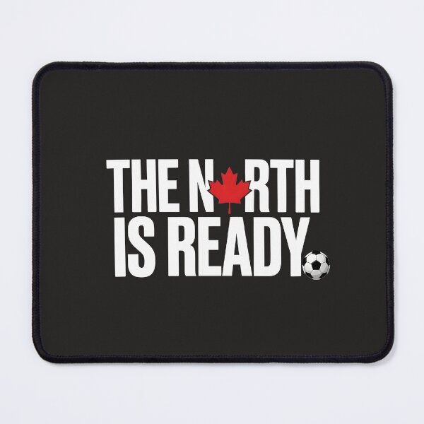 Item preview, The North Is Ready Canada Soccer Maple Leaf designed and sold by laughingshirts.