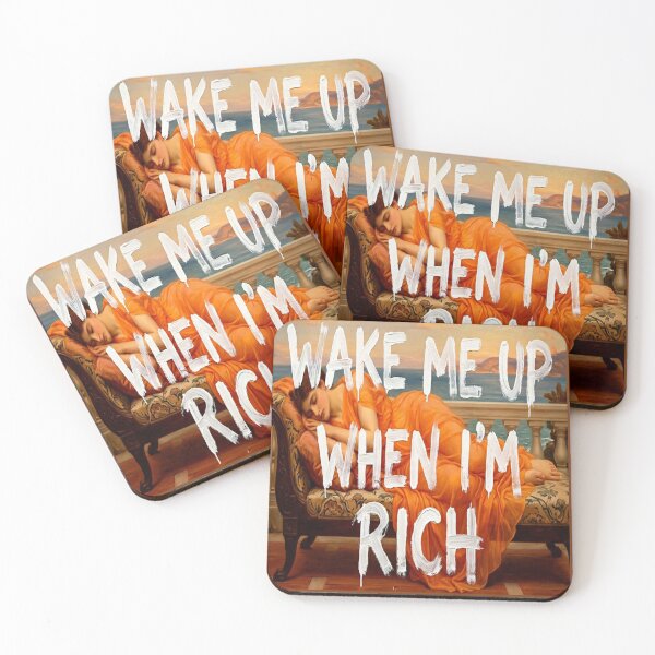 Item preview, Despiértame cuando sea rico - Arte del grafiti designed and sold by MakarenaCreate.