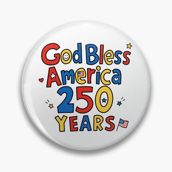 Item preview, God Bless America 250 Years Christian Patriotic Graphic designed and sold by OHSHALOM.