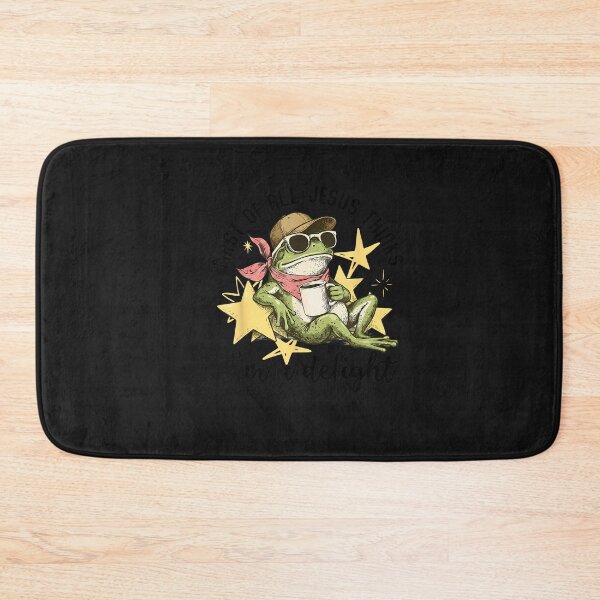 Item preview, First of All Jesus Thinks I'm A Delight Funny Frog designed and sold by FrankIsabel.