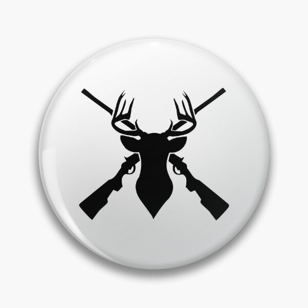 Item preview, Deer Head with Guns designed and sold by MagnoliaLake.