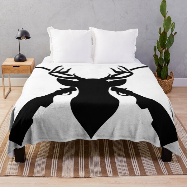 Item preview, Deer Head with Guns designed and sold by MagnoliaLake.