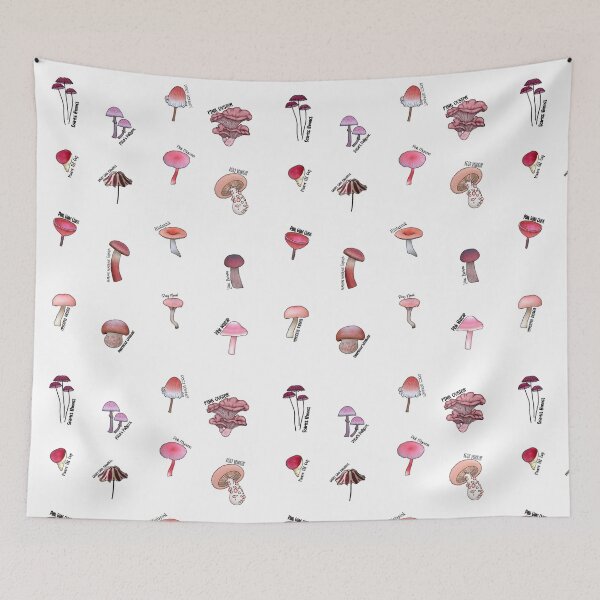 Item preview, Pink Mushrooms designed and sold by paperandp!xels.
