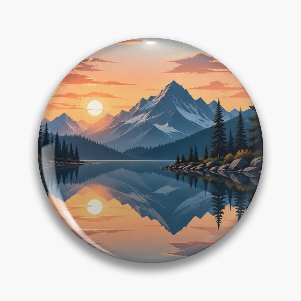 Item preview, Serene Lake Reflection designed and sold by NaphDesigns.