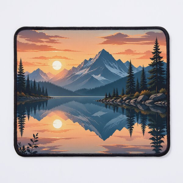 Item preview, Serene Lake Reflection designed and sold by NaphDesigns.
