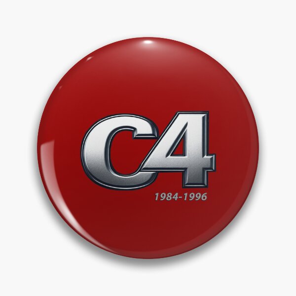 Item preview, C4 CLASSIC VETTE SPORTS CAR BADGE 1984 - 1996 MUSCLE CAR  designed and sold by classic car craze.
