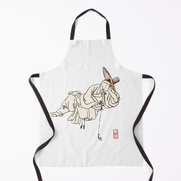 Item preview, A smoking man in Korean folk painting designed and sold by OZ art.