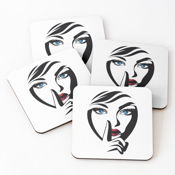 Item preview, Secret Silence Woman Minimalist Face Art designed and sold by Xthes.