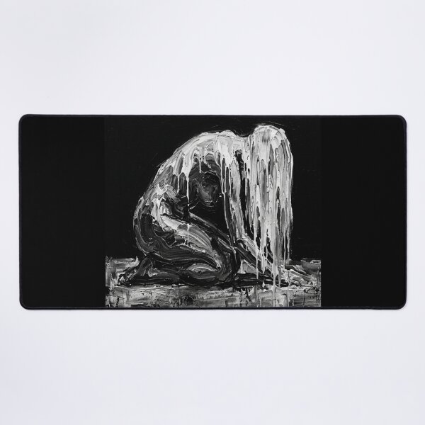 Item preview, Sorrow and Resilience Abstract Impasto Figure Art designed and sold by MakarenaCreate.