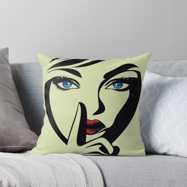 Item preview, Secret Silence Woman Minimalist Face Art designed and sold by Xthes.