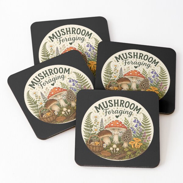 Item preview, Mushroom Foraging – Whimsical Nature designed and sold by NaphDesigns.