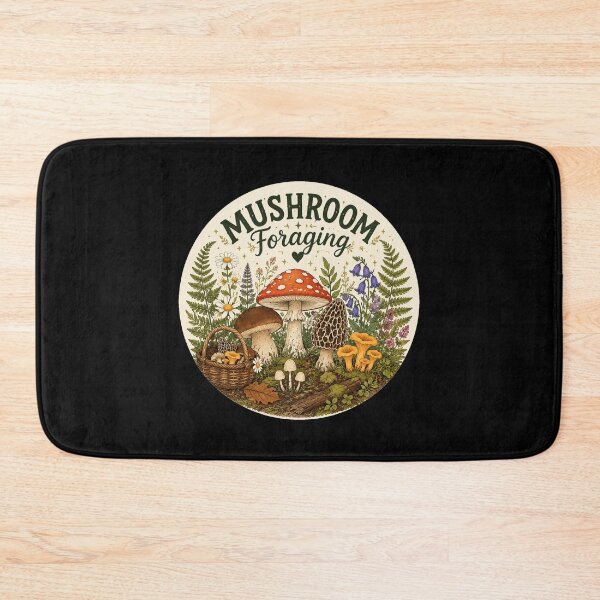 Item preview, Mushroom Foraging – Whimsical Nature designed and sold by NaphDesigns.