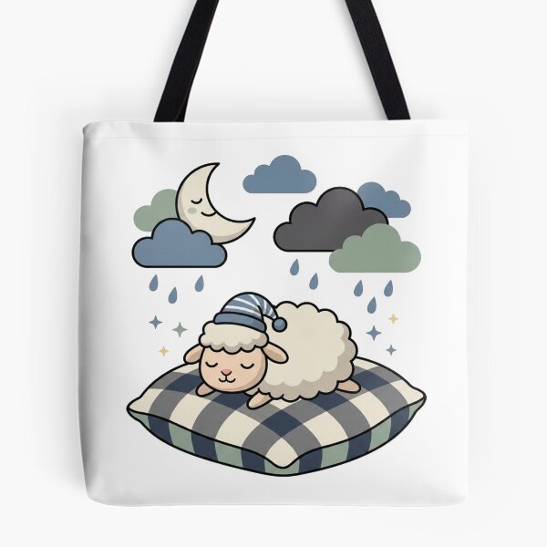 Item preview, Sweet Dream – Cute Sleeping Sheep Kawaii designed and sold by morning sun.