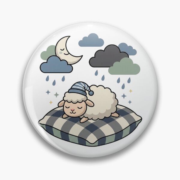 Item preview, Sweet Dream – Cute Sleeping Sheep Kawaii designed and sold by morning sun.