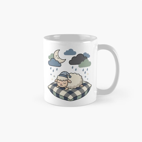 Item preview, Sweet Dream – Cute Sleeping Sheep Kawaii designed and sold by morning sun.