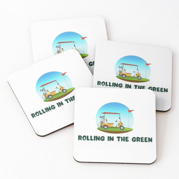 Item preview, Rolling in the Green.  Golf Humor.  Gift for a Golf Lover, Golf Fan, Golf Player. designed and sold by ShrimpAndGrits.