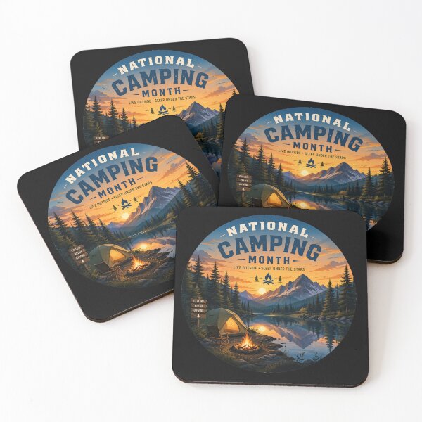 Item preview, Lakeside Camping – National Camping Month designed and sold by NaphDesigns.
