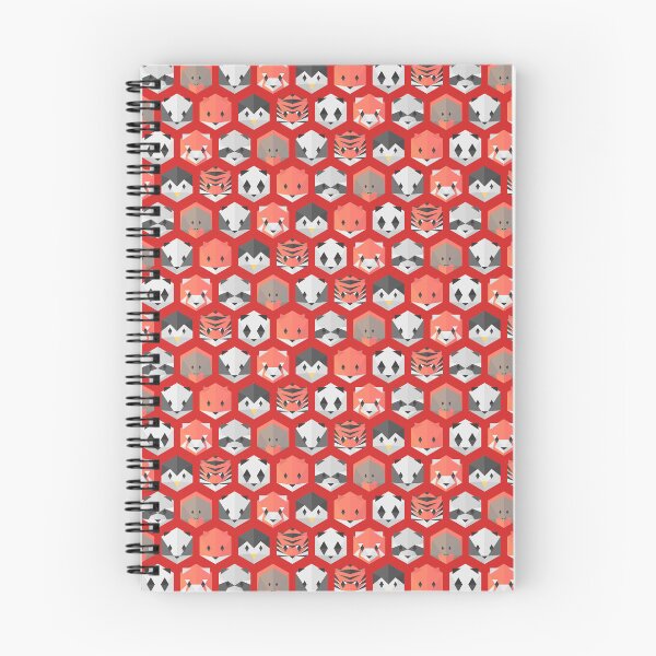 Item preview, Red Honeycomb Minimalist Animals designed and sold by animinimal.