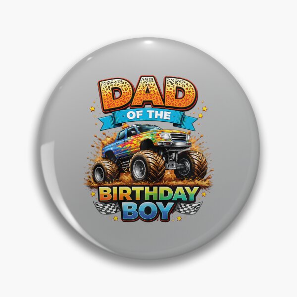 Item preview, Funny dad of The Birthday Boy Kids Racing Cute Truck designed and sold by ArleneRowe.