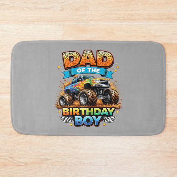 Item preview, Funny dad of The Birthday Boy Kids Racing Cute Truck designed and sold by ArleneRowe.