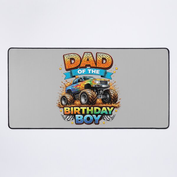 Item preview, Funny dad of The Birthday Boy Kids Racing Cute Truck designed and sold by ArleneRowe.