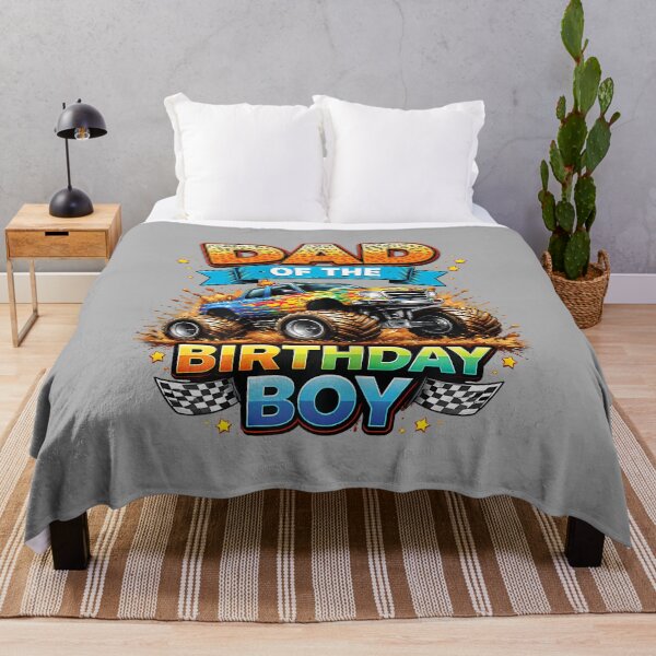 Item preview, Funny dad of The Birthday Boy Kids Racing Cute Truck designed and sold by ArleneRowe.