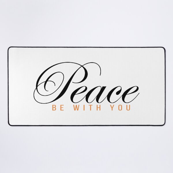 Item preview, Peace Be With You – Minimal Christian Design designed and sold by Verse & Vibes.