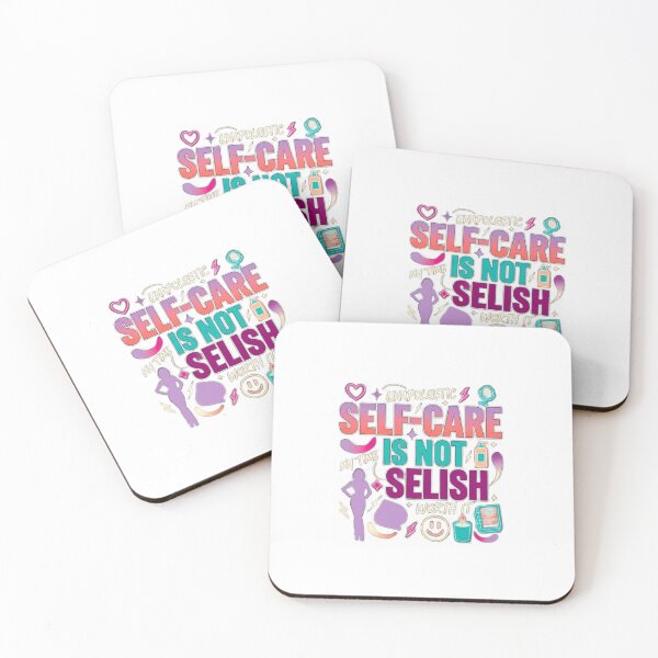 Item preview, Self Care Is Not Selfish Women Mental Health Awareness Boundaries Quote Design designed and sold by Soft Strength Studio.