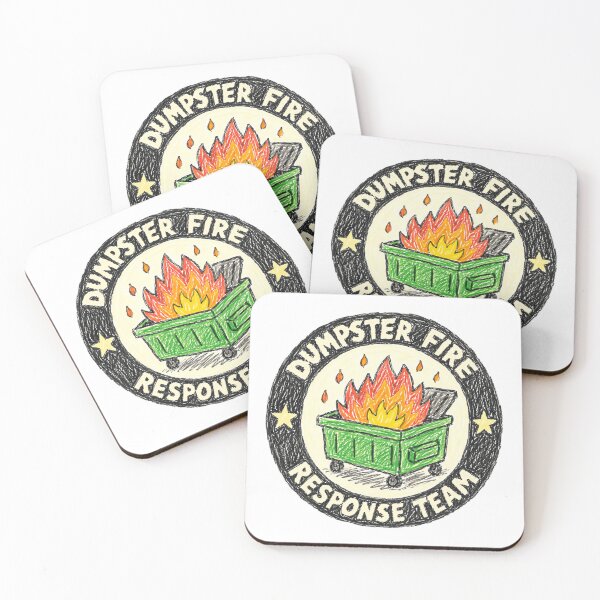 Item preview, Dumpster Fire Response Team Chaotic Work Humor Professional designed and sold by HumansStuck12.