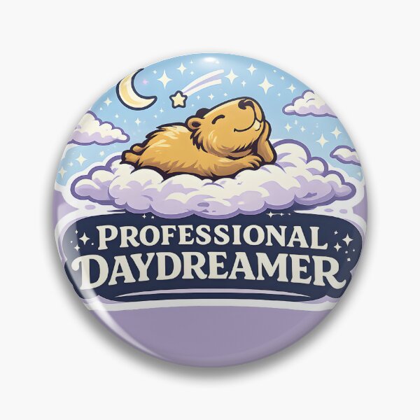 Item preview, Professional Daydreamer Capybara Shirt | Dreamy Retro Aesthetic Graphic Tee  | Cute Capybara Dreamer Aesthetic Shirt designed and sold by  Artistry in Motion by MADsrecreation.