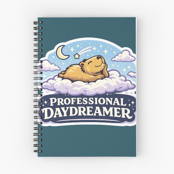 Item preview, Professional Daydreamer Capybara Shirt | Dreamy Retro Aesthetic Graphic Tee  | Cute Capybara Dreamer Aesthetic Shirt designed and sold by  Artistry in Motion by MADsrecreation.