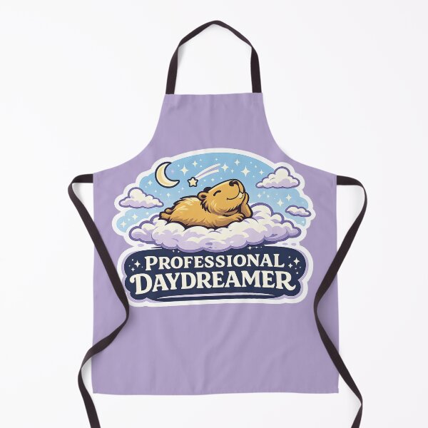Item preview, Professional Daydreamer Capybara Shirt | Dreamy Retro Aesthetic Graphic Tee | Cute Capybara Dreamer Aesthetic Shirt designed and sold by Artistry in Motion by MADsrecreation.